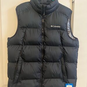 Columbia Black Omni Heat Vest Medium